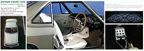 Nissan Silvia CSP-311 - Verkaufsprospekt (1966, engl) - Seiten 2 und 3 Nissan Silvia CSP-311 - Verkaufsprospekt (1966, engl) - Seiten 2 und 3