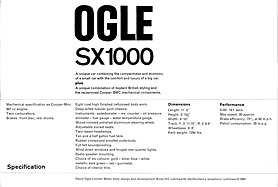 Ogle SX 1000 - Kurz-Prospekt (1962, engl.) - Seite 2 Ogle SX 1000 - Kurz-Prospekt (1962, engl.) - Seite 2