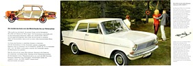 Opel Kadett - Verkaufsprospekt (1963) - Seiten 2 und 3 Opel Kadett - Verkaufsprospekt (1963) - Seiten 2 und 3