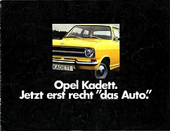 Opel Kadett - Verkaufsprospekt (1971) Opel Kadett - Verkaufsprospekt (1971)