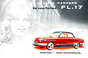 Panhard PL 17 - Verkaufsprospekt (1960) Panhard PL 17 - Verkaufsprospekt (1960)