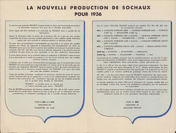 Peugeot 1936 - 402, 401 et 406 - Verkaufsprospekt (1936, franz.) - Seite 2 Peugeot 1936 - 402, 401 et 406 - Verkaufsprospekt (1936, franz.) - Seite 2
