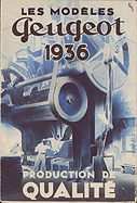 Peugeot 1936 - 402, 401 et 406 - Verkaufsprospekt (1936, franz.) Peugeot 1936 - 402, 401 et 406 - Verkaufsprospekt (1936, franz.)