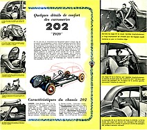 Peugeot 202 - Faltprospekt (1939, franz.) - Teil 4 Peugeot 202 - Faltprospekt (1939, franz.) - Teil 4