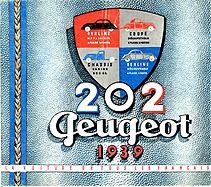 Peugeot 202 - Faltprospekt (1939, franz.) Peugeot 202 - Faltprospekt (1939, franz.)