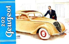 Peugeot 202 - Faltprospekt (1947) Peugeot 202 - Faltprospekt (1947)