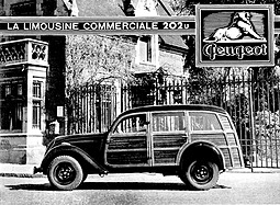 Peugeot 202U Commerciale - Prospekt (1947, franz.) Peugeot 202U Commerciale - Prospekt (1947, franz.)