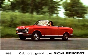 Peugeot 204 Coupé und Cabriolet - Verkaufsprospekt (1967, franz.) - Seite 2 Peugeot 204 Coupé und Cabriolet - Verkaufsprospekt (1967, franz.) - Seite 2