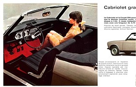Peugeot 204 Coupé und Cabriolet - Verkaufsprospekt (1967, franz.) - Seite 3 Peugeot 204 Coupé und Cabriolet - Verkaufsprospekt (1967, franz.) - Seite 3