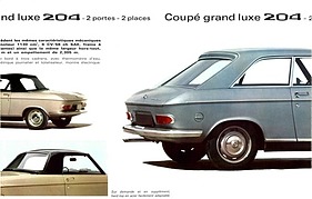Peugeot 204 Coupé und Cabriolet - Verkaufsprospekt (1967, franz.) - Seite 4 Peugeot 204 Coupé und Cabriolet - Verkaufsprospekt (1967, franz.) - Seite 4