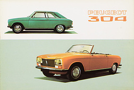 Peugeot 304 Coupé und Cabriolet - Verkaufsprospekt (1970) Peugeot 304 Coupé und Cabriolet - Verkaufsprospekt (1970)
