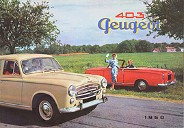 Peugeot 403 - Verkaufsprospekt (1960) Peugeot 403 - Verkaufsprospekt (1960)
