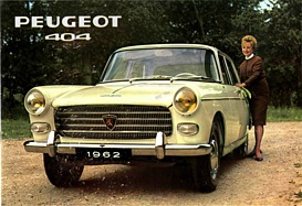 Peugeot 404 - Verkaufsprospekt (1962) Peugeot 404 - Verkaufsprospekt (1962)