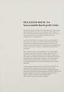 Peugeot 604 SL V6 – Verkaufsprospekt (1976) – Seite 3 Peugeot 604 SL V6 – Verkaufsprospekt (1976) – Seite 3