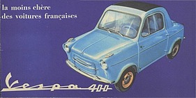 Piaggio Vespa 400 - Verkaufsprospekt (1960, franz.) Piaggio Vespa 400 - Verkaufsprospekt (1960, franz.)