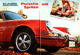 Porsche 911 S - Porsche mit Spitze - Hobby 2 1969 - Seiten 36 und 37 Porsche 911 S - Porsche mit Spitze - Hobby 2 1969 - Seiten 36 und 37