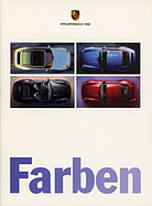 Porsche 911 und Boxster – Farbpalette (1996) Porsche 911 und Boxster – Farbpalette (1996)