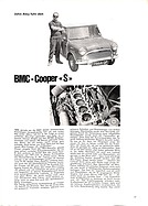 Powerslide 8/1963 - John Aley fuhr den BMC Cooper S