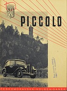 Praga Piccolo (1924) - Verkaufsprospekt Praga Piccolo (1924) - Verkaufsprospekt