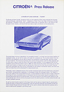 Press Release Citroën Karin (1980, engl.) Press Release Citroën Karin (1980, engl.)