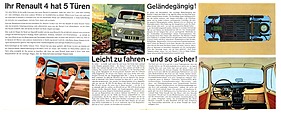 Renault 4 - Prospekt (1962) - Teil 4 Renault 4 - Prospekt (1962) - Teil 4