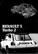 Renault 5 Turbo 2 - Verkaufsprospekt (1986) Renault 5 Turbo 2 - Verkaufsprospekt (1986)