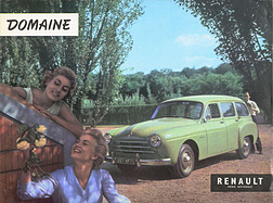 Renault Domaine - Verkaufsprospekt (1956, franz.) Renault Domaine - Verkaufsprospekt (1956, franz.)