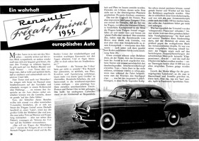 Renault Frégate Amiral - Hobby 4 1955 - Seiten 26 und 27 Renault Frégate Amiral - Hobby 4 1955 - Seiten 26 und 27