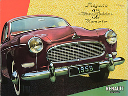 Renault Frégate und Manoir Transfluide- Verkaufsprospekt (1959) Renault Frégate und Manoir Transfluide- Verkaufsprospekt (1959)