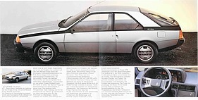 Renault Fuego - Verkaufsprospekt (1981) - Seite 2 und 3 Renault Fuego - Verkaufsprospekt (1981) - Seite 2 und 3