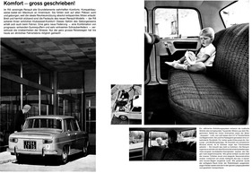 Renault R8 - Verkaufsprospekt (1962) - Seiten 2 und 3 Renault R8 - Verkaufsprospekt (1962) - Seiten 2 und 3