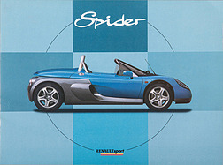 Renault Sport Spider - Verkaufsprospekt (1995, franz. & engl.) Renault Sport Spider - Verkaufsprospekt (1995, franz. & engl.)