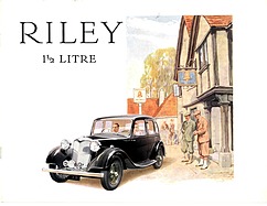 Riley 1 1/2 Litre - Verkaufsprospekt (1938, engl.) Riley 1 1/2 Litre - Verkaufsprospekt (1938, engl.)
