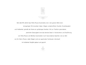 Rolls Royce Silvershadow - Verkaufsprospekt (1968) - Seite 2 Rolls Royce Silvershadow - Verkaufsprospekt (1968) - Seite 2