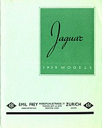 SS Jaguar Modellpalette - Prospekt (1939) SS Jaguar Modellpalette - Prospekt (1939)