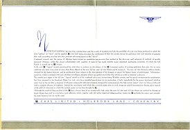 SS / Jaguar Verkaufsprospekt (1936, engl.) - Seite 1 SS / Jaguar Verkaufsprospekt (1936, engl.) - Seite 1