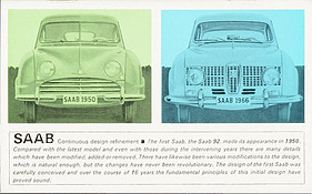 Saab 1950-1966 - Verkaufsprospekt (1965, engl.) Saab 1950-1966 - Verkaufsprospekt (1965, engl.)