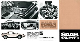 Saab Sonett II - Verkaufsbroschüre (1967, engl.) Saab Sonett II - Verkaufsbroschüre (1967, engl.)