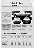Bild von Salon Löwe - Test Rover 3500 - Auto Revue 10/1971 - Seite 16