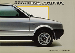 Seat Ibiza - Verkaufsprospekt (1986, franz.) Seat Ibiza - Verkaufsprospekt (1986, franz.)