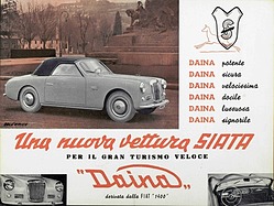 Siat Daina Cabriolet - Verkaufsprospekt (1950, ital.) Siat Daina Cabriolet - Verkaufsprospekt (1950, ital.)