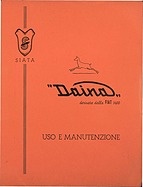 Siata Daina 1400 - Handbuch und Wartungsanweisungen (1950, ital.) Siata Daina 1400 - Handbuch und Wartungsanweisungen (1950, ital.)