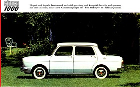 Simca 1000 - Verkaufsprospekt (1962) - Seite 3 Simca 1000 - Verkaufsprospekt (1962) - Seite 3
