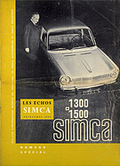 Simca 1300/1500 - Verkaufsprospekt (1963) Simca 1300/1500 - Verkaufsprospekt (1963)