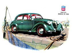 Simca 8 1200 - Verkaufsprospekt (1950, franz.) Simca 8 1200 - Verkaufsprospekt (1950, franz.)