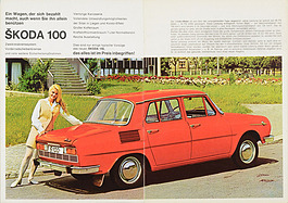 Skoda S 100 - Verkaufsprospekt (1971) - Seiten 2 und 3 Skoda S 100 - Verkaufsprospekt (1971) - Seiten 2 und 3