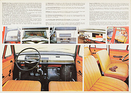 Skoda S 100 - Verkaufsprospekt (1971) - Seiten 4 und 5 Skoda S 100 - Verkaufsprospekt (1971) - Seiten 4 und 5