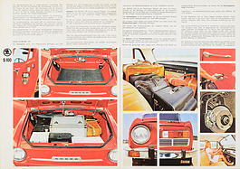 Skoda S 100 - Verkaufsprospekt (1971) - Seiten 6 und 7 Skoda S 100 - Verkaufsprospekt (1971) - Seiten 6 und 7