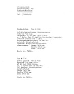 Staunau Datenblatt allgemein (1950) Staunau Datenblatt allgemein (1950)