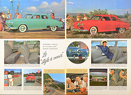 Studebaker Bauprogramm 1950 - Verkaufsprospekt (1949, franz.) - Seiten 3 und 4 Studebaker Bauprogramm 1950 - Verkaufsprospekt (1949, franz.) - Seiten 3 und 4